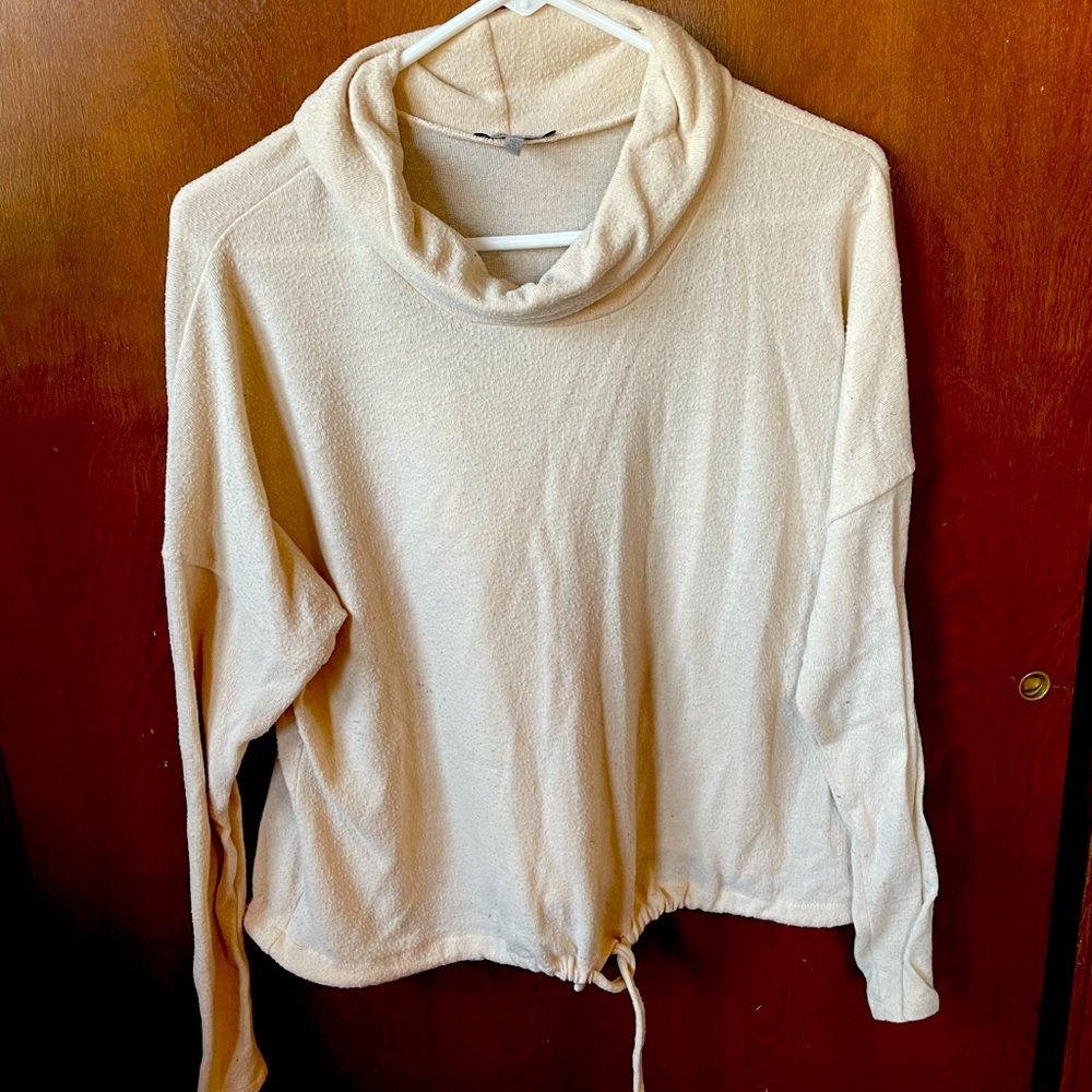 Cream Since Crop Sweater